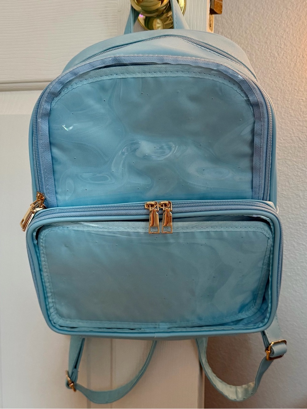 Light Blue Steamed Bun Backpack for pins!